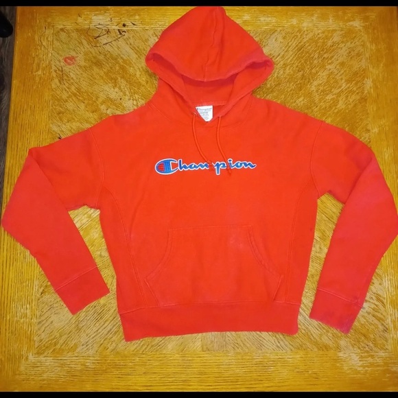 Champion Premium Reverse Weave Pullover Hoodie Sweatshirt Adult Sz M - Picture 1 of 8